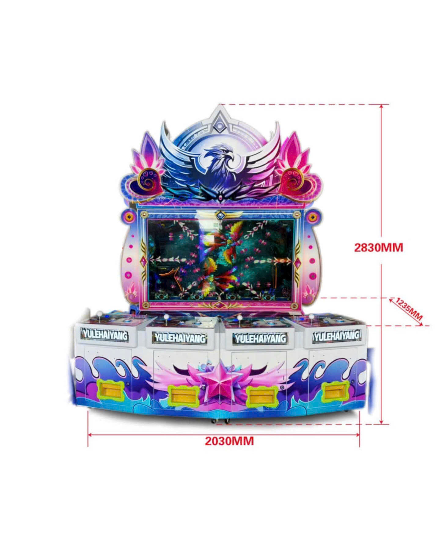 Kích thước máy bắn cá 4 người chơi, thiết kế sang trọng Kích thước máy bắn cá 4 người chơi, thiết kế sang trọng