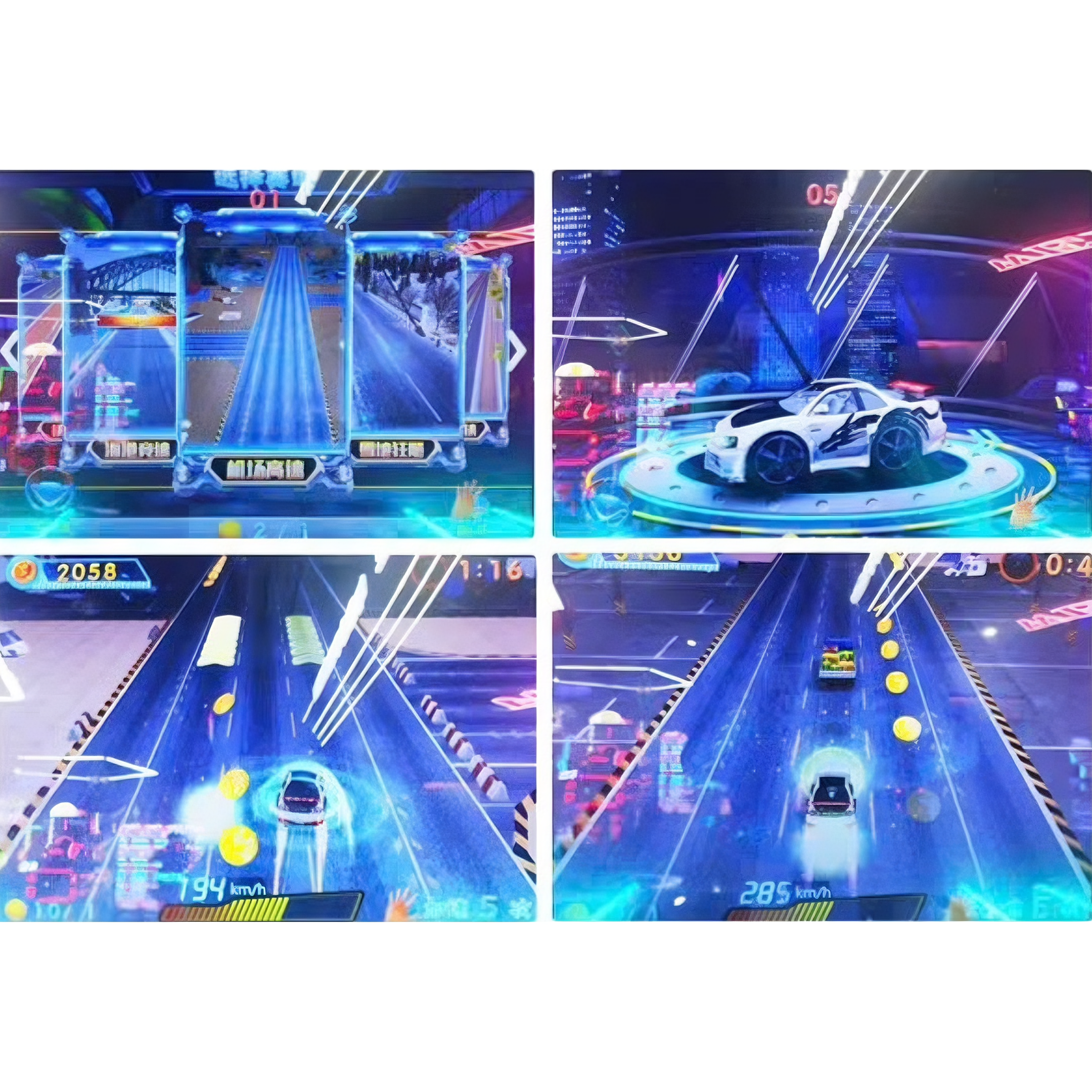 Đồ họa thiết bị game đua xe sống động Đồ họa thiết bị game đua xe sống động