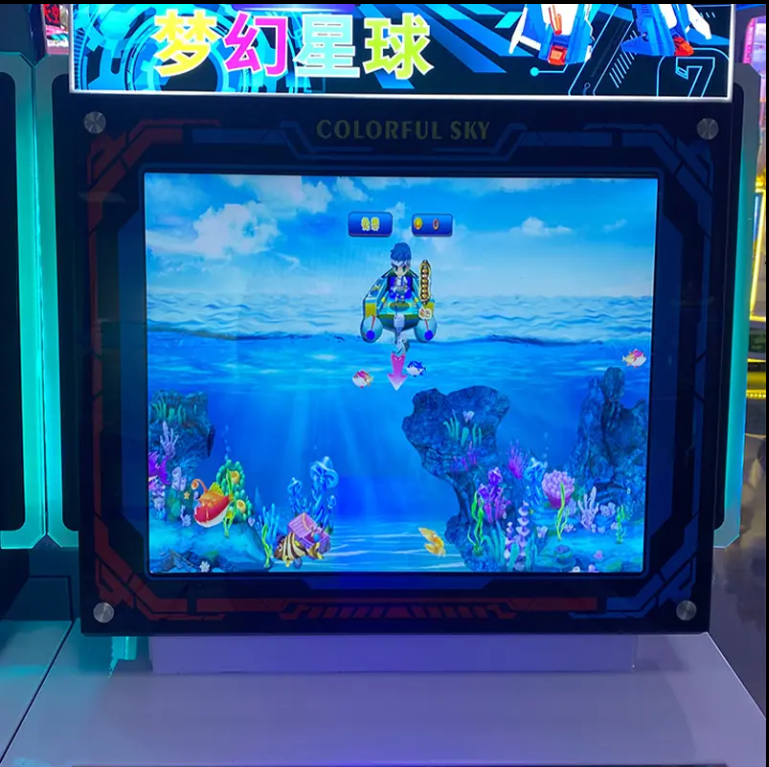 Giao diện máy game Câu cá Dream planet thu hút sự tò mò của các bé Giao diện máy game Câu cá Dream planet thu hút sự tò mò của các bé