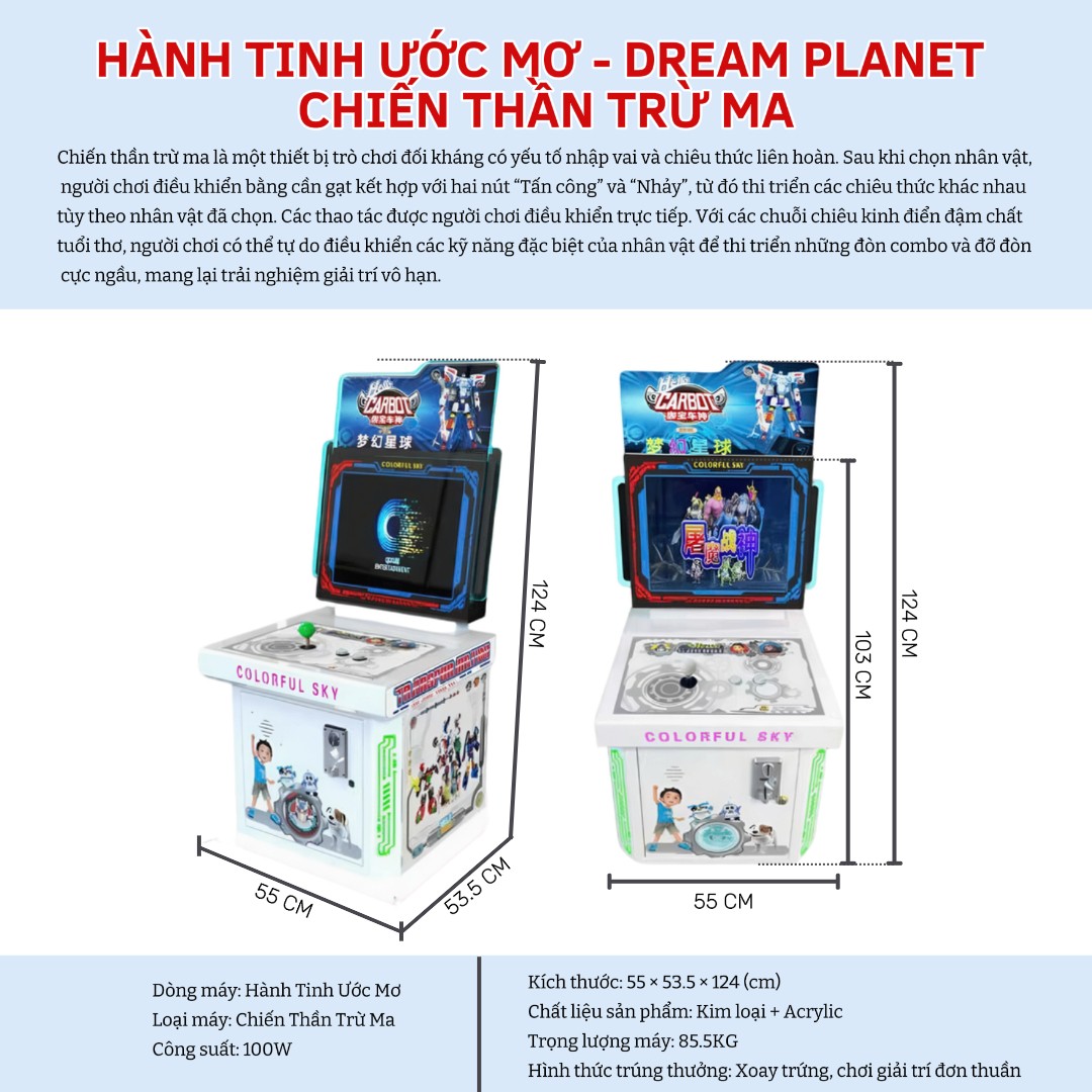 Thiết bị game 3D Dream Planet Thiết bị game 3D Dream Planet