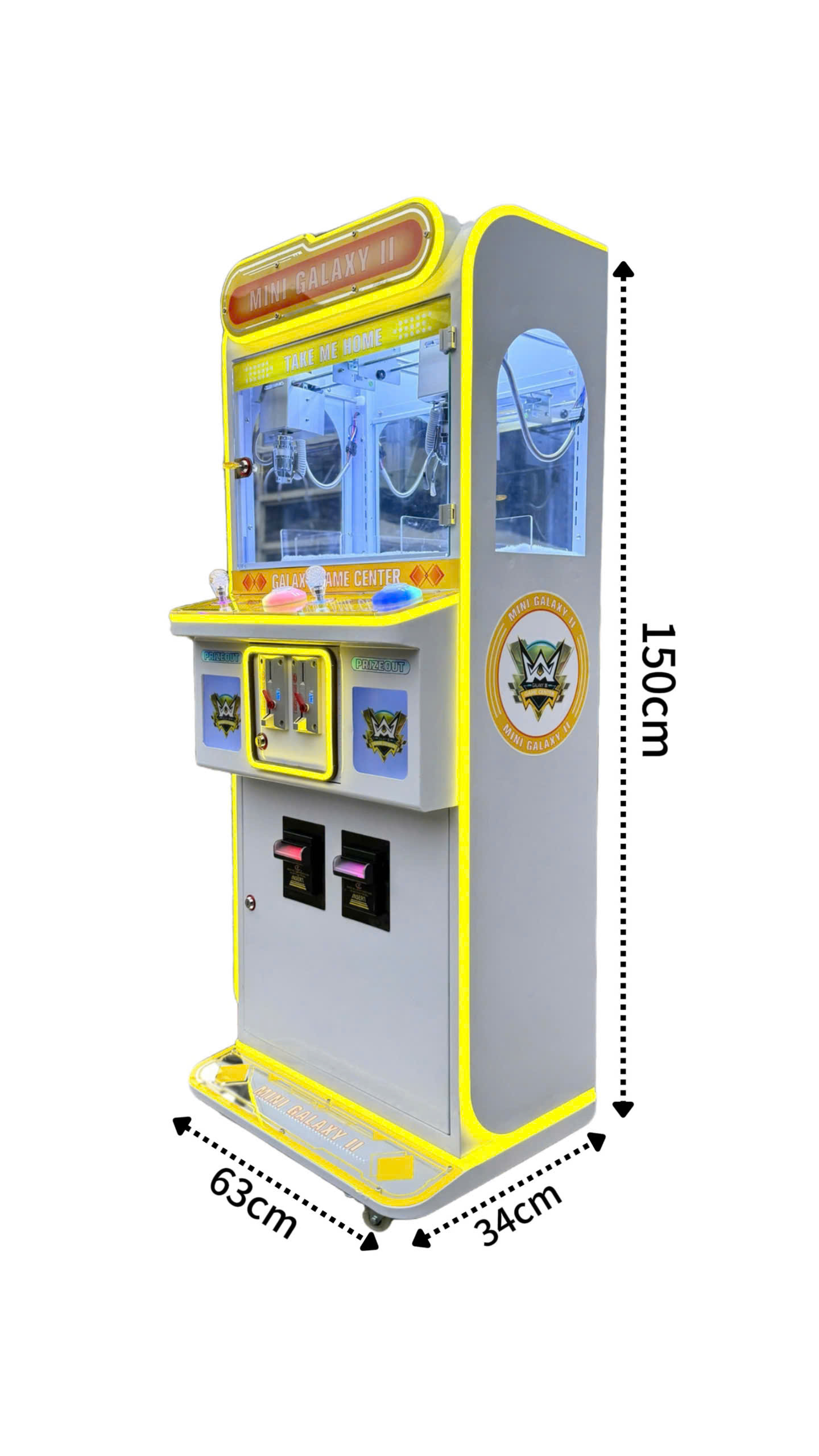 Kích thước máy gấp thú mini baby III Kích thước máy gấp thú mini baby III