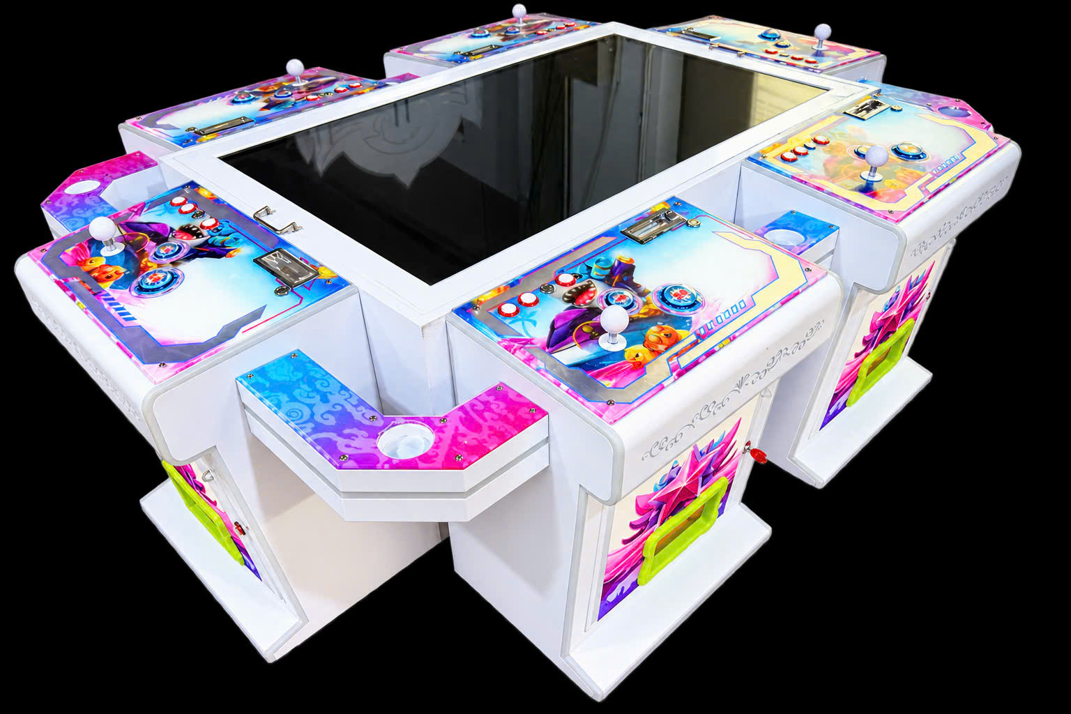 Máy game bắn cá 6 người chơi hiện đại Máy game bắn cá 6 người chơi hiện đại