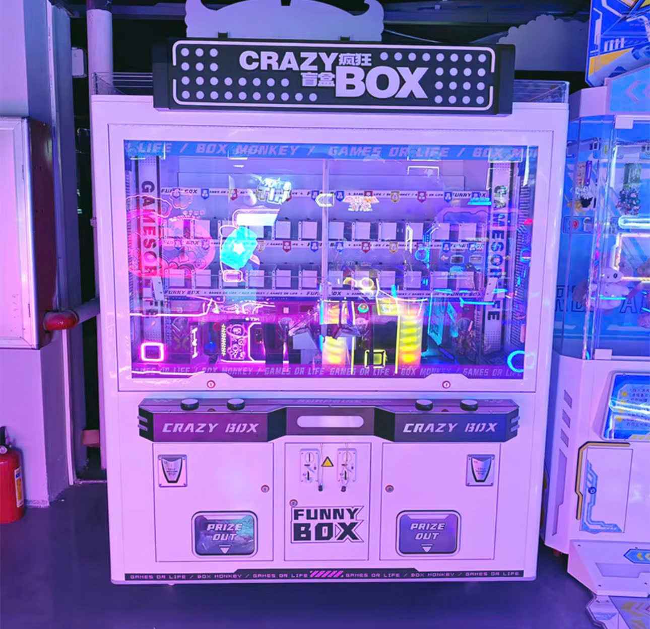 Máy game Crazy Box Funny Box cao cấp, máy gắp quà tặng kiểu mới với nhiều tầng hộp quà Máy game Crazy Box Funny Box cao cấp, máy gắp quà tặng kiểu mới với nhiều tầng hộp quà