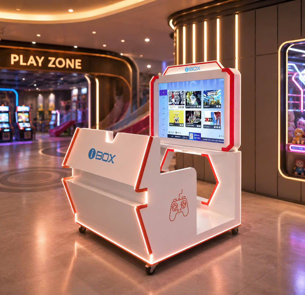 Máy game tay cầm đôi thiết kế hiện đại phù hợp trung tâm thương mại và game center Máy game tay cầm đôi thiết kế hiện đại phù hợp trung tâm thương mại và game center