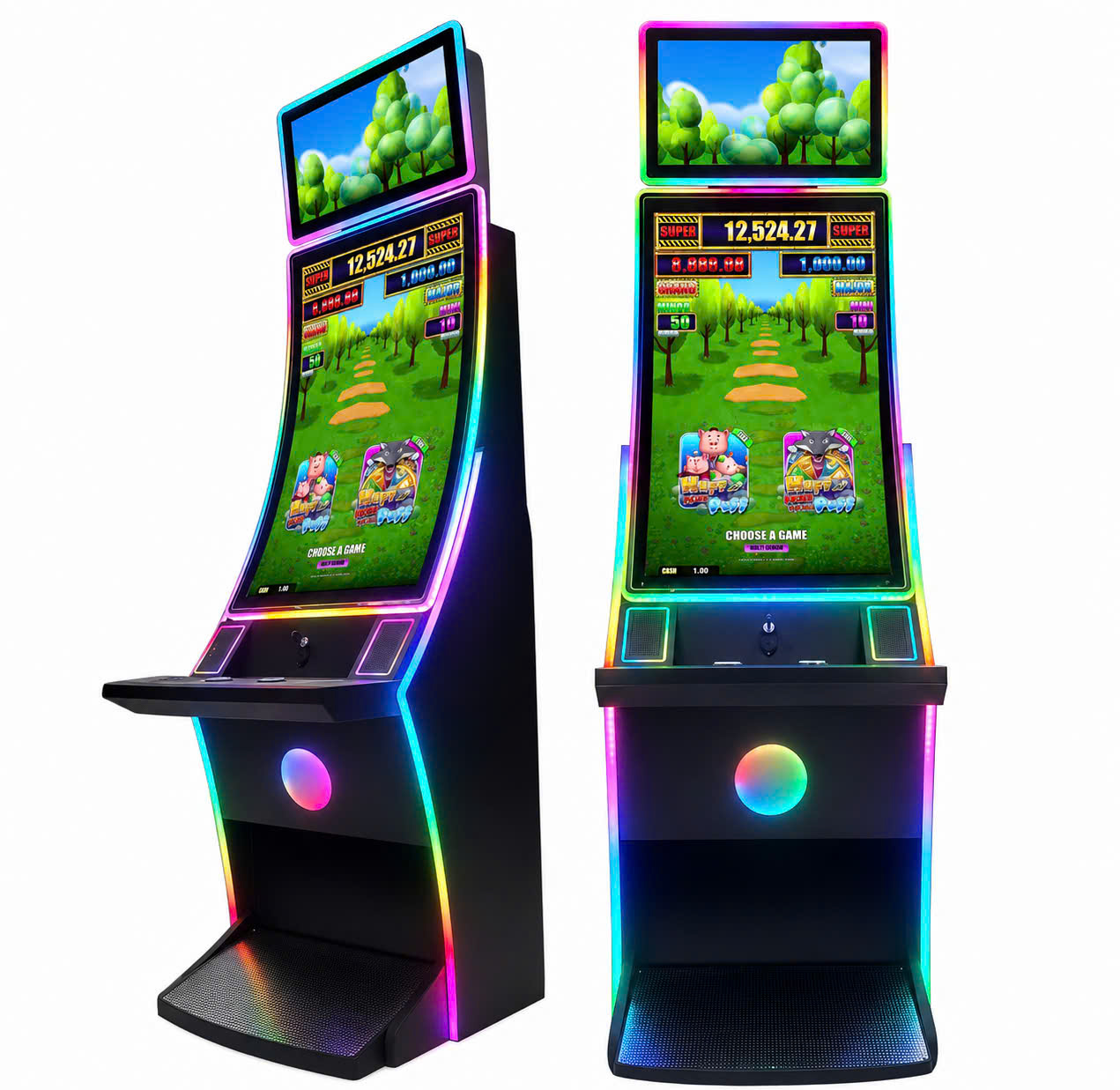 Máy game màn hình cong LED RGB nổi bật thu hút mọi ánh nhìn cho khu vui chơi Máy game màn hình cong LED RGB nổi bật thu hút mọi ánh nhìn cho khu vui chơi