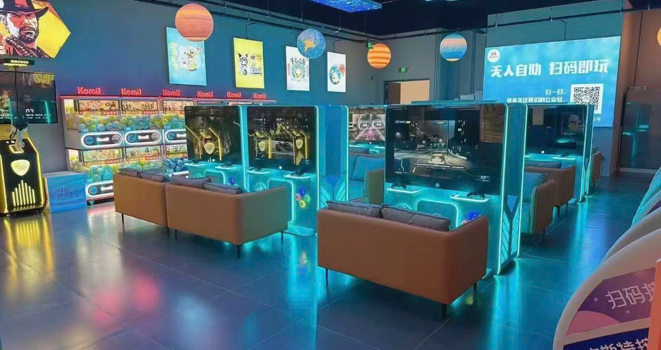Máy chơi game cầm tay 2 người hiện đại cho game center Máy chơi game cầm tay 2 người hiện đại cho game center