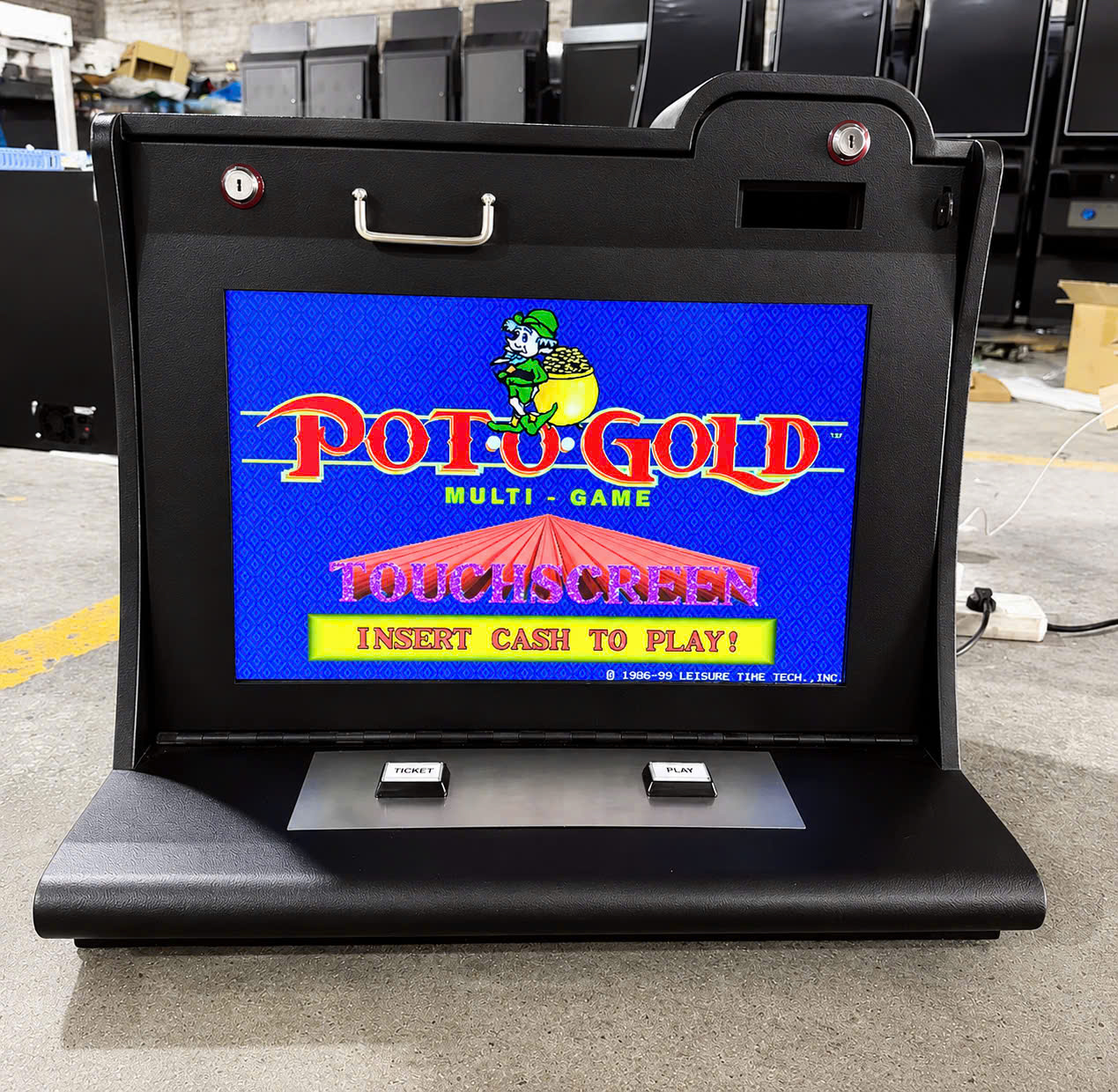 Entertainment equipment designed to help increase revenue for game centers Entertainment equipment designed to help increase revenue for game centers