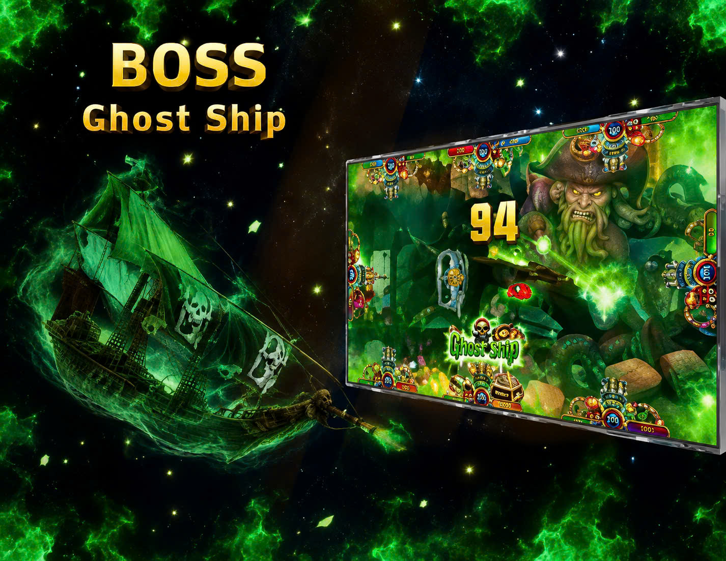 Ghost Ship boss battle in Ocean King 3 Plus Ghost Ship boss battle in Ocean King 3 Plus