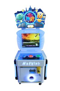 Máy game khu vui chơi thiên tài nhỏ 3 nút bấm