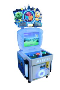 Máy game khu vui chơi thiên tài nhỏ 3 nút bấm