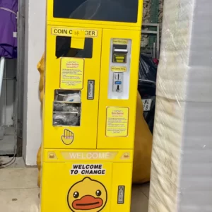 máy bán xu tự động màu vàng 2