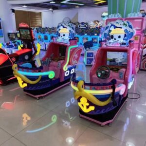 Máy game thùng thế hệ mới tại khu vui chơi đang được nhiều bậc phụ huynh quan tâm đưa con em đến chơi