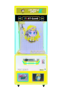 Máy gắp gấu color full baby 3 màu vàng 2024