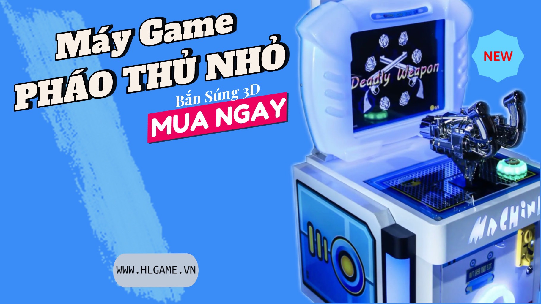 May game ban sung phao thu nho