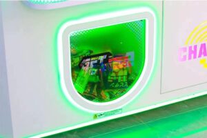 Cổng nhận quà máy kẹp quà tặng