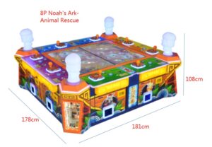 Kích thước máy game bắn cá 6 người chơi