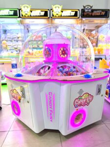 máy quay kẹo khu vui chơi
