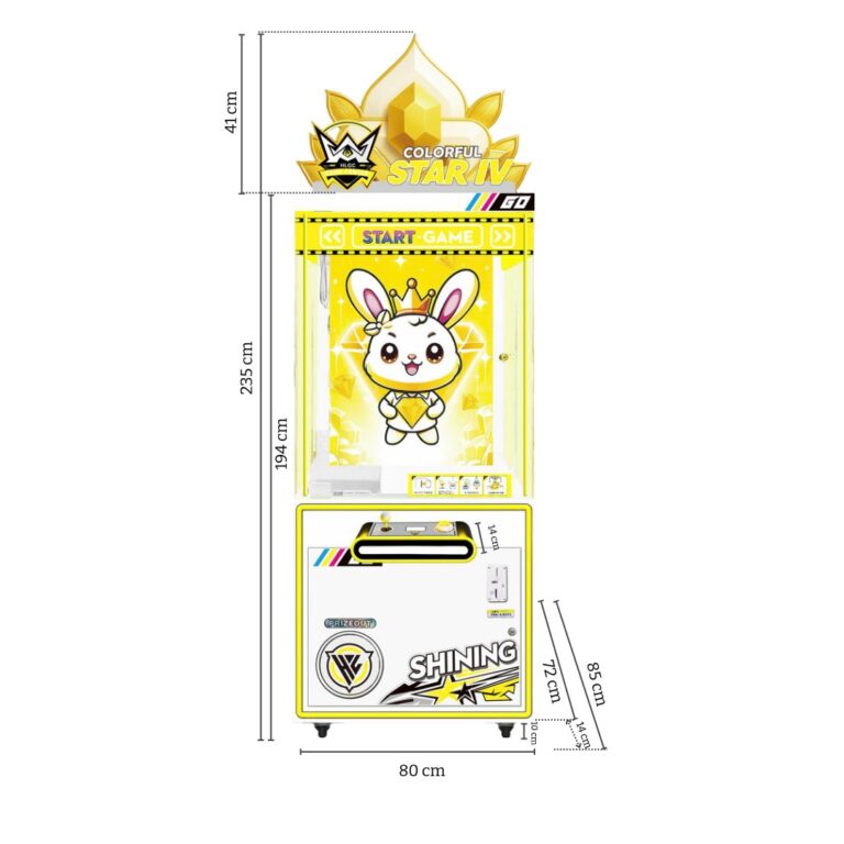 Máy gắp thú Colorful Strart IV Yellow