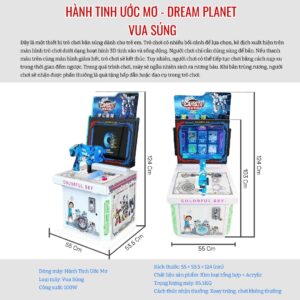 Máy trò chơi Vua súng Hành tinh ước mơ Dream planet