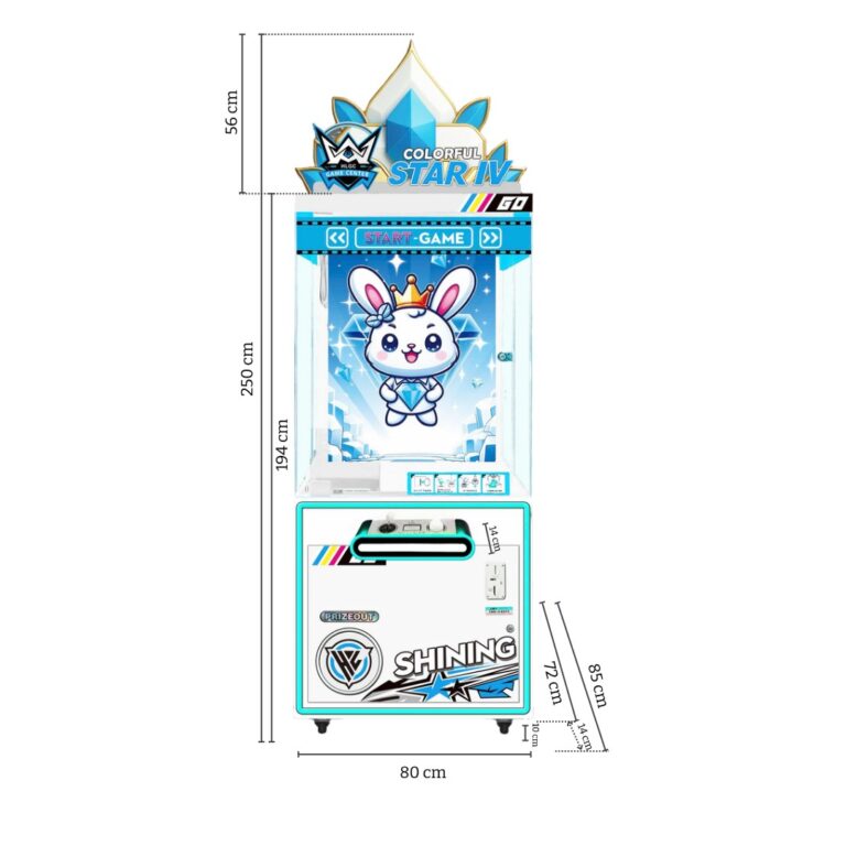 Máy gắp thú Colorful Start IV khu vui chơi trẻ em