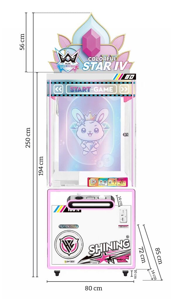 Máy gắp thú Colorful Start IV khu vui chơi trẻ em