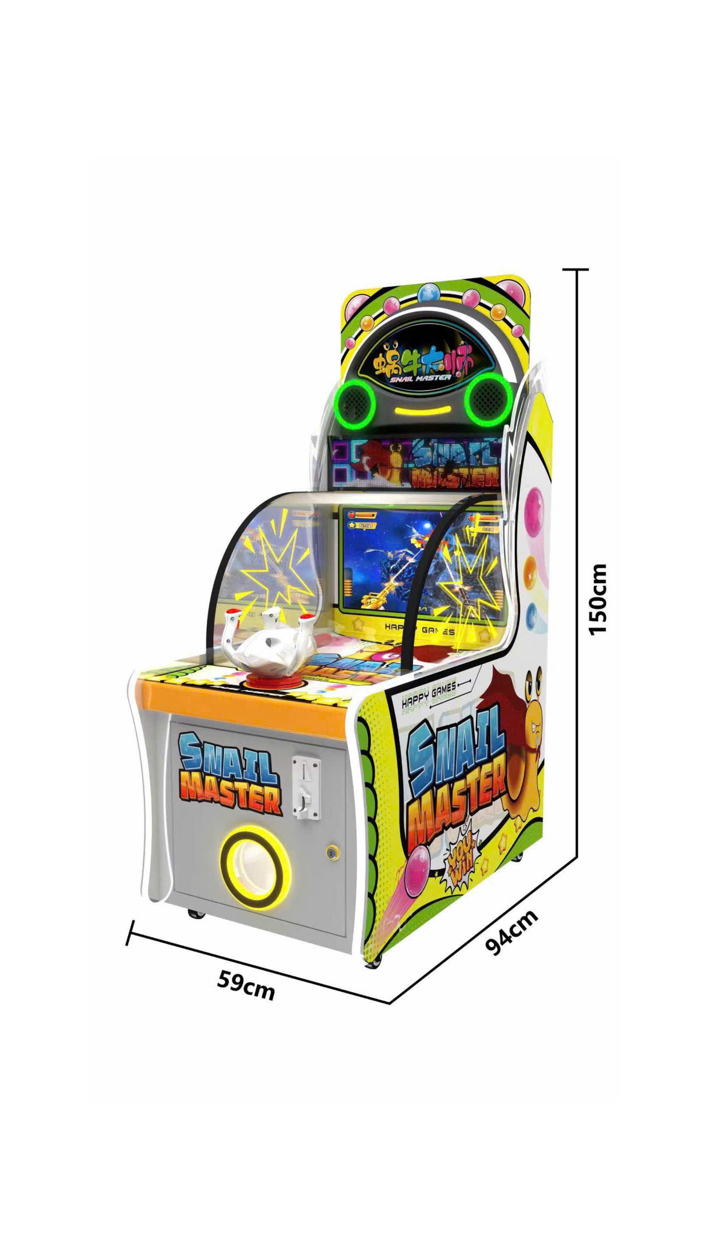 Kích thước máy game bắn bi