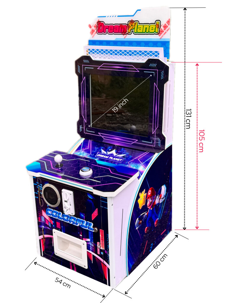 Kích thước máy game parkour