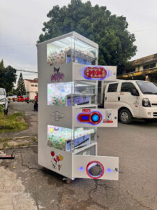 Máy vặn trứng Gacha 3 tầng cho khu giải trí