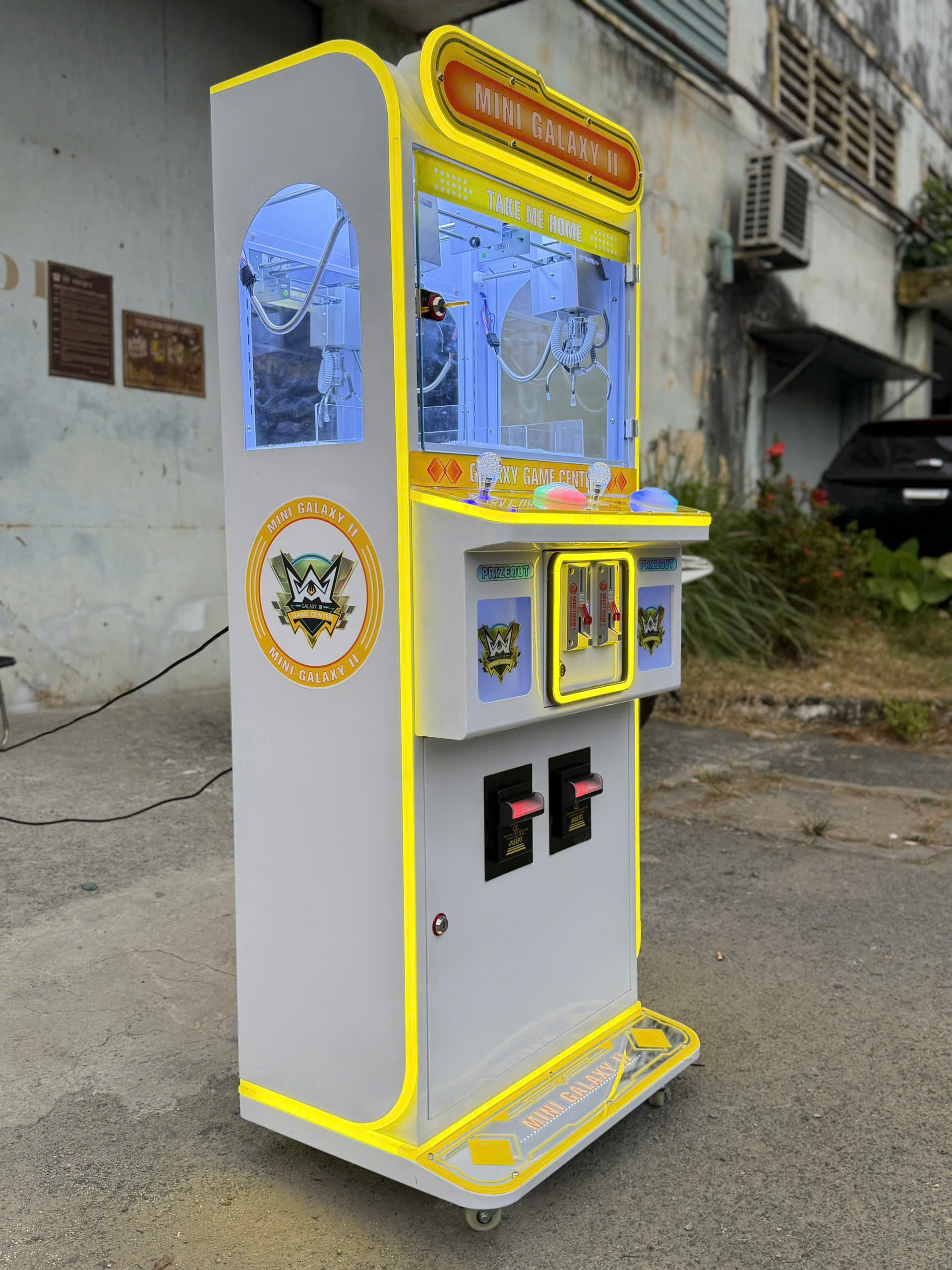 Máy arcade Galaxy II đèn galaxy rực rỡ