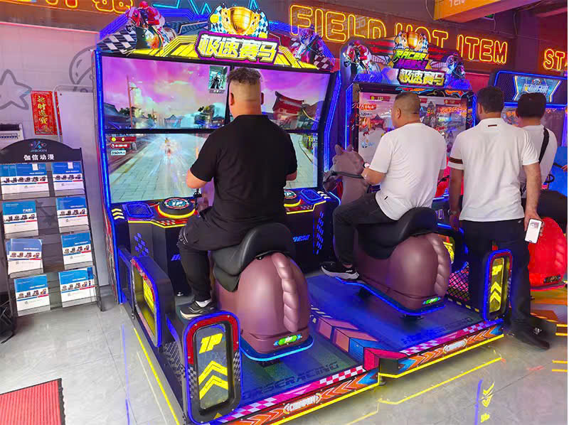 Máy game đua ngựa 2 người mô phỏng cưỡi ngựa thực tế