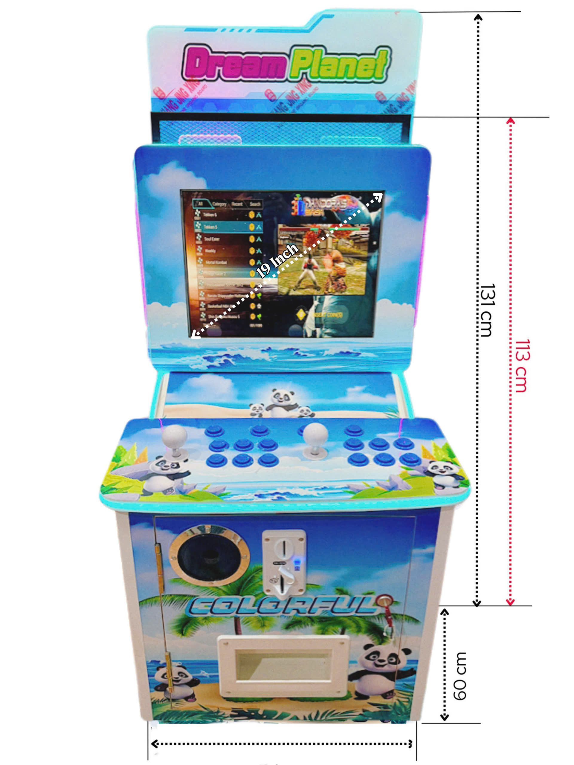 may game dream planet panda 19 inch full view 131cm jpg
