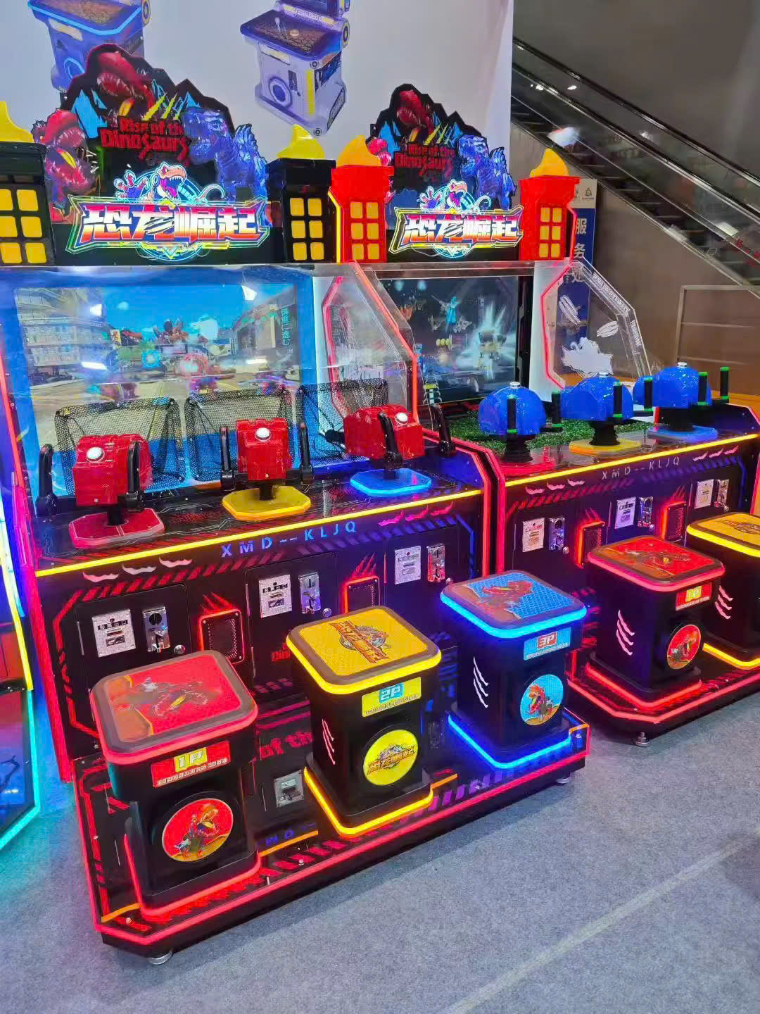 Máy thiết kế chủ đề khủng long thống trị đèn LED rực rỡ