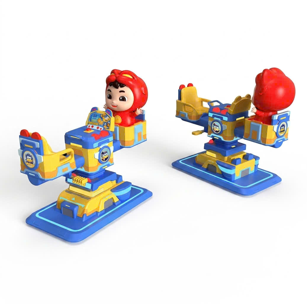 Máy bập bênh điện cao cấp với thiết kế dễ thương