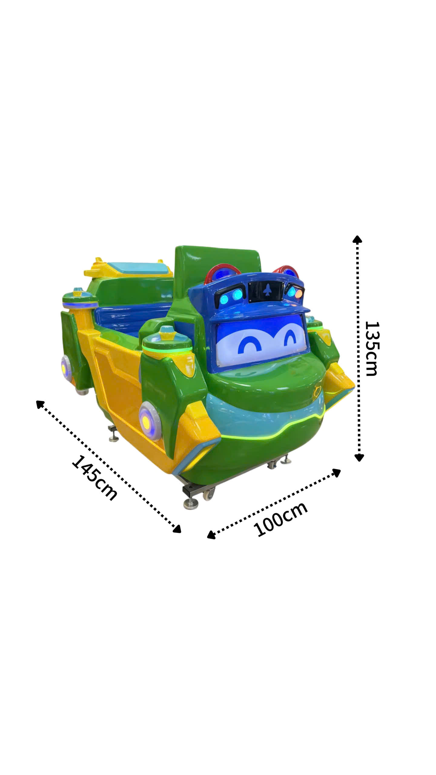 Kích thước máy bay nhún điện trẻ em