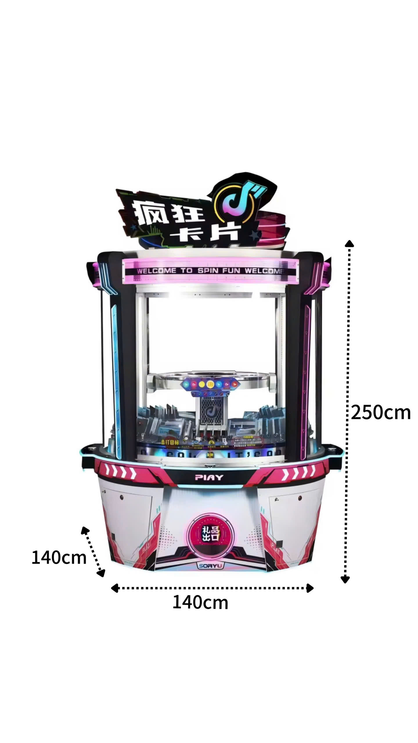 Kích thước máy game quay thưởng