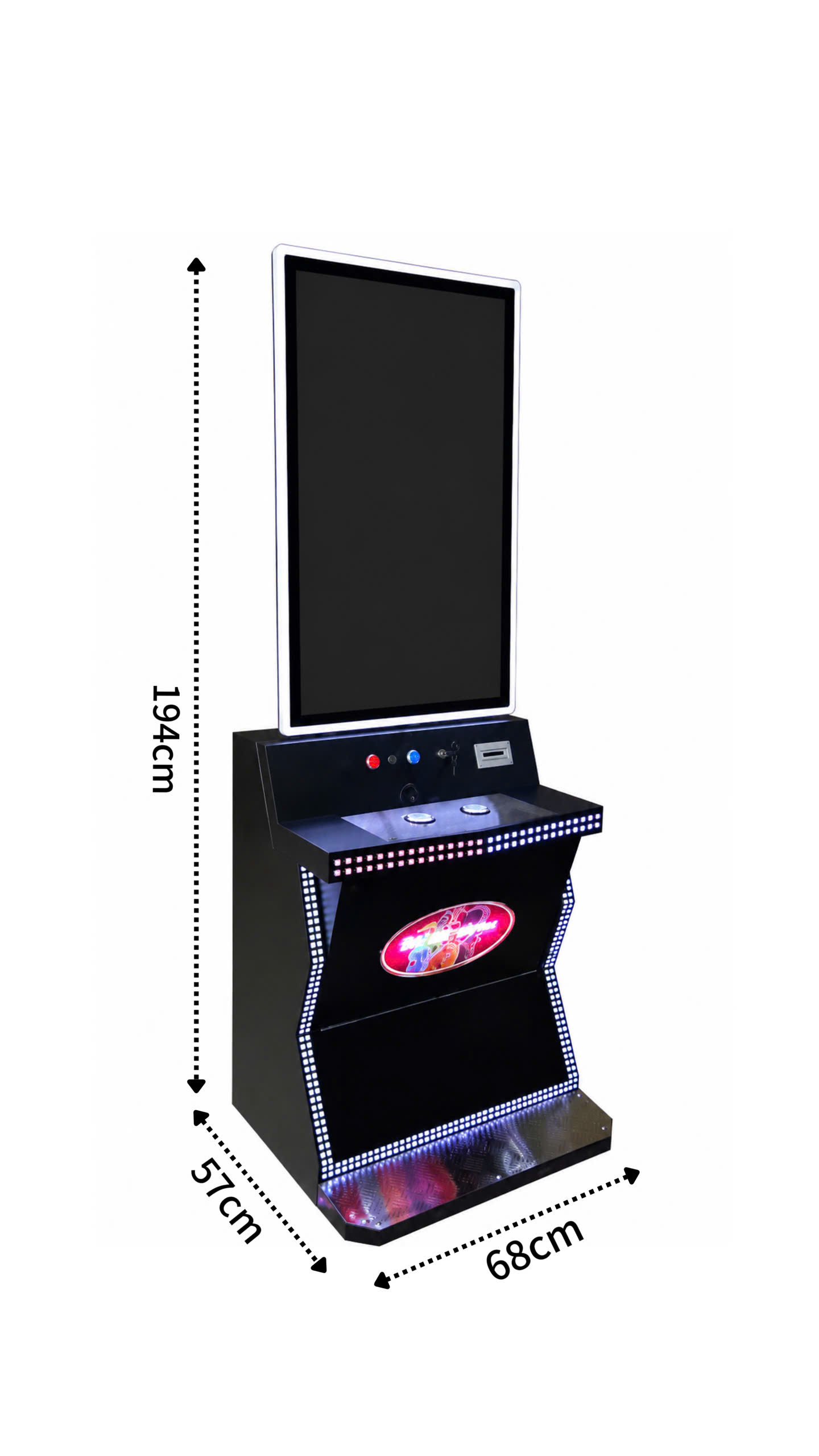 Touchscreen Gaming Machine Dimensions