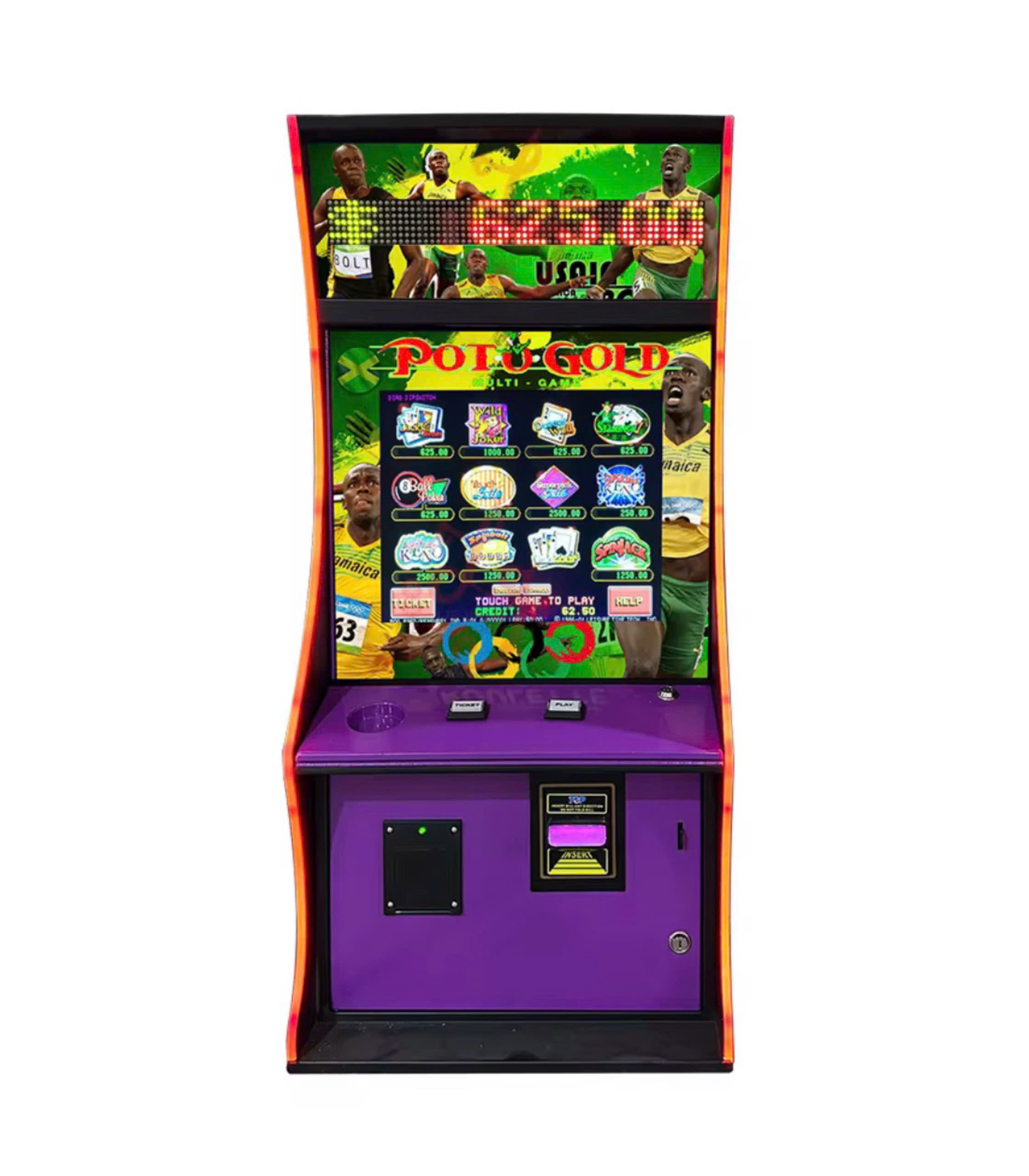 Compact Arcade Game Cabinet For Game Centers
