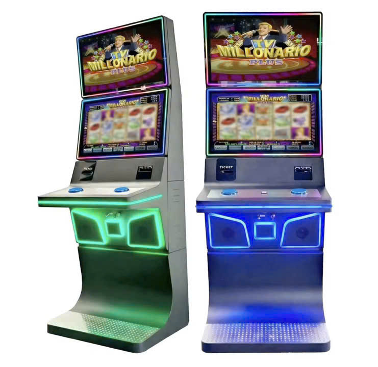 Máy chơi game đa năng màn hình kép thiết kế hiện đại với hệ thống đèn LED RGB nổi bật