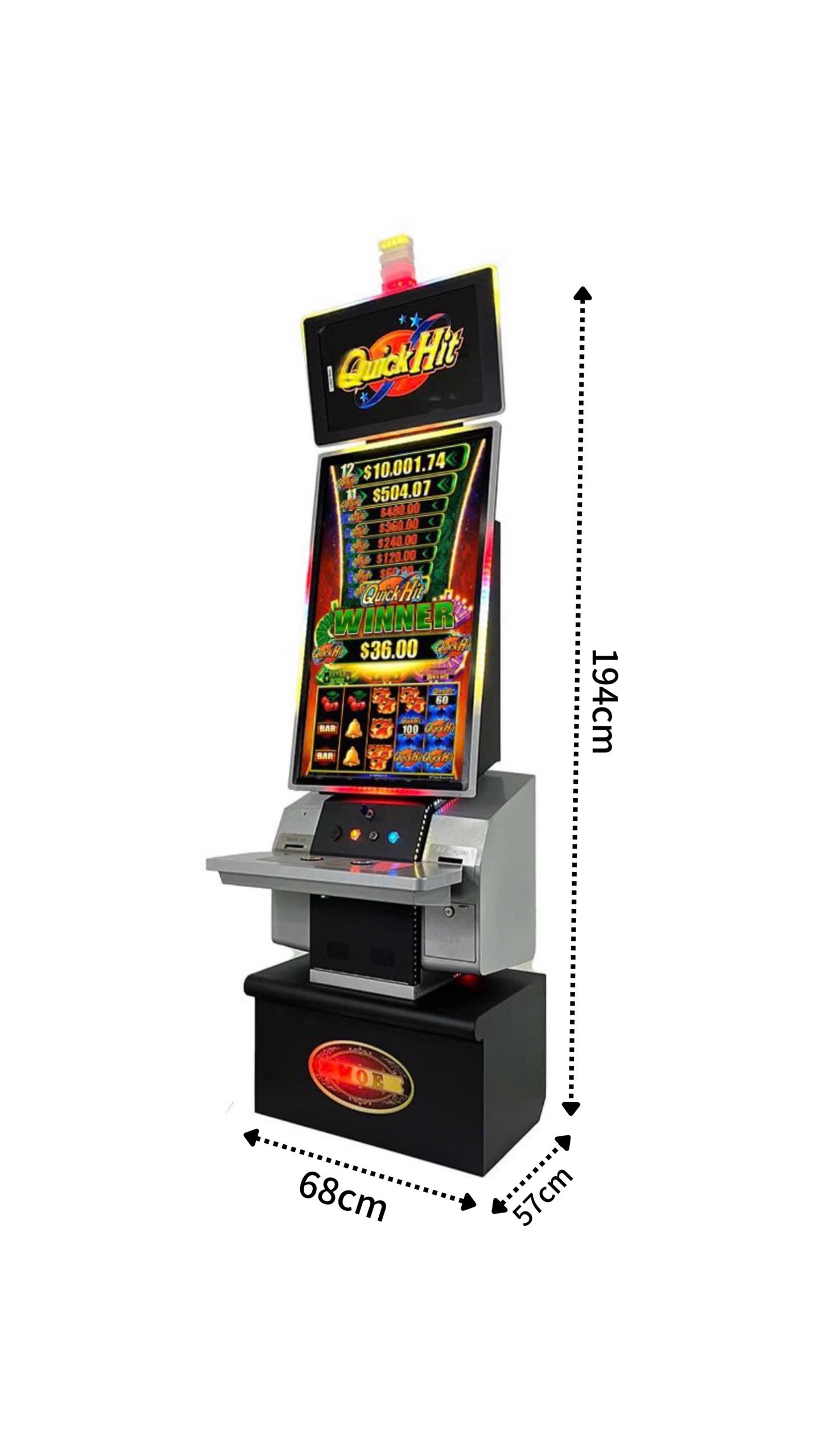 Kích thước máy game kỹ năng màn hình cảm ứng