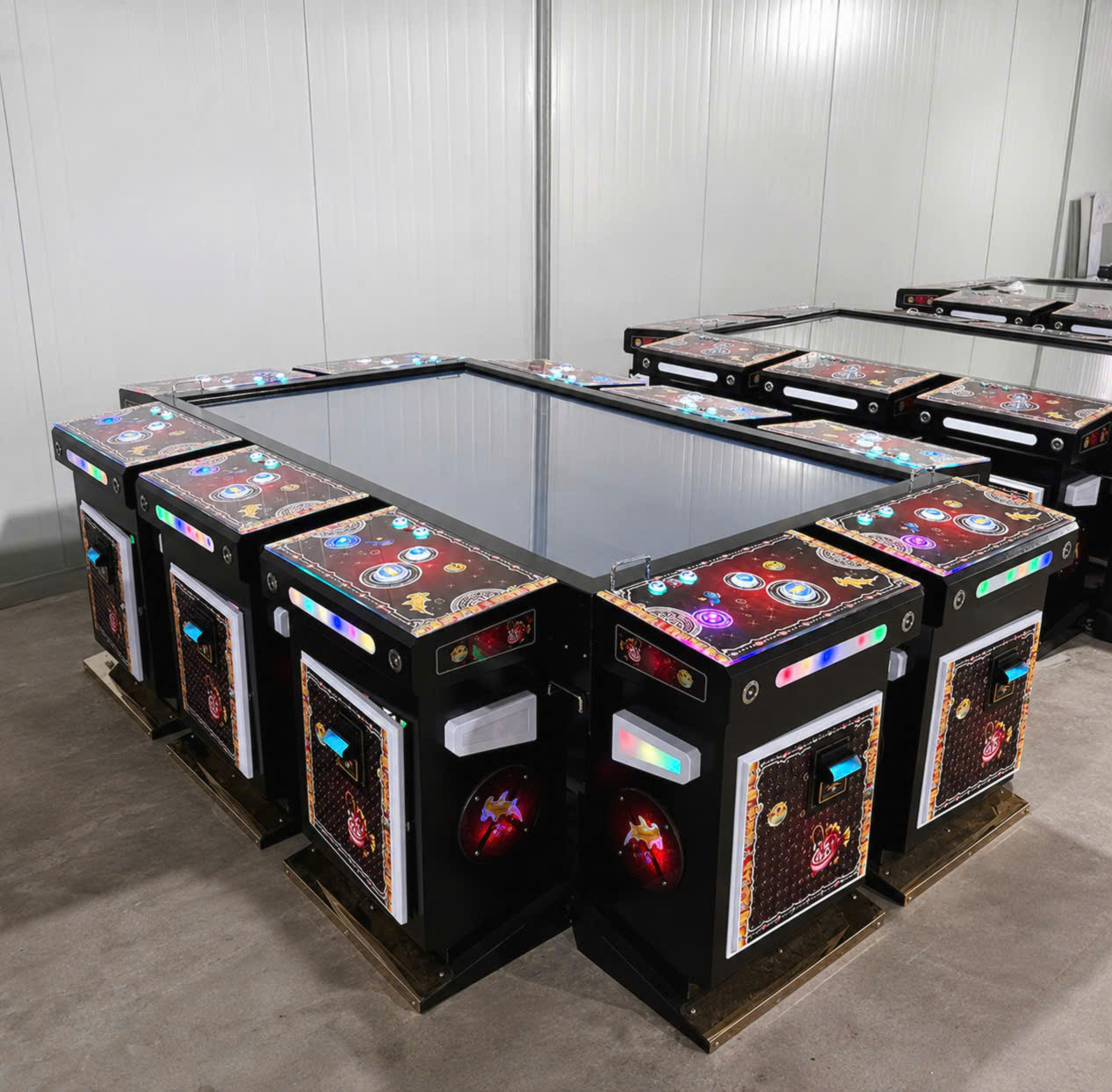 10-Player Fish Shooting Arcade Machine attracts more visitors to game centers