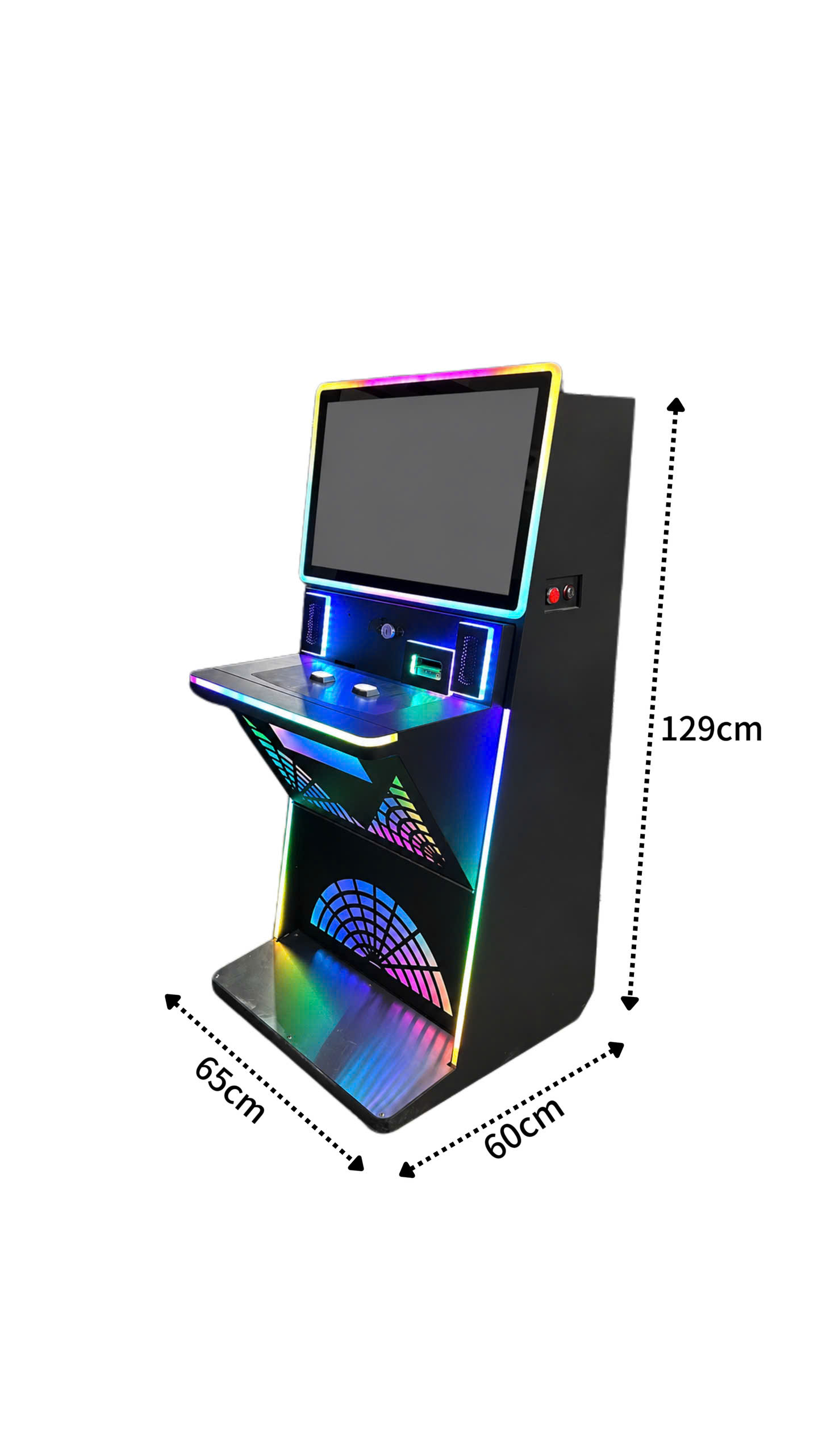 27 Inch Touchscreen Arcade Machine dimensions
