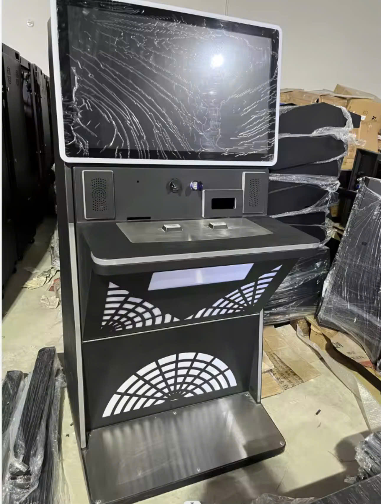 Modern upright arcade cabinet with compact design Modern upright arcade cabinet with compact design
