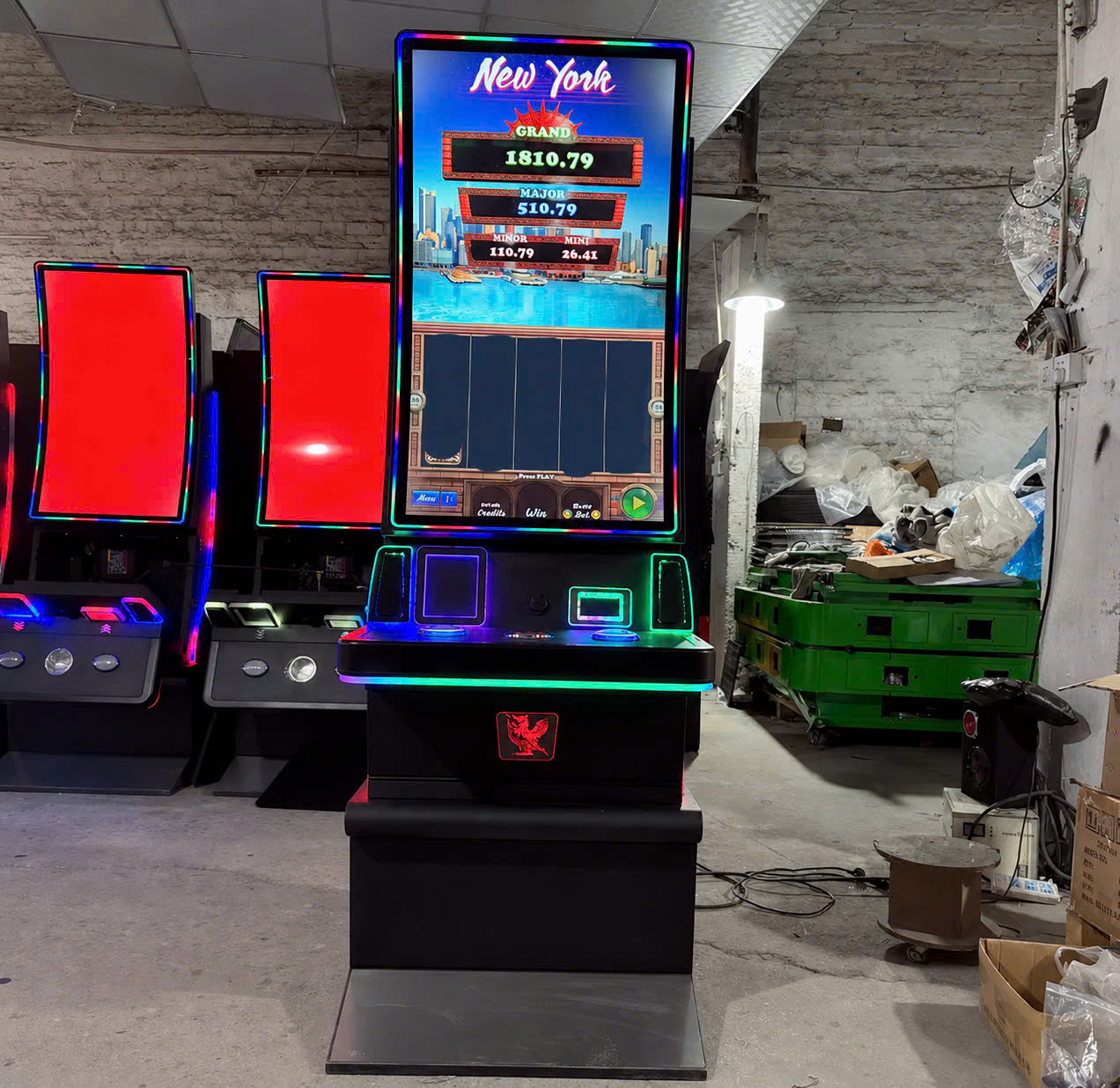 43-Inch Curved Screen Arcade Machine For Profitable Game Centers