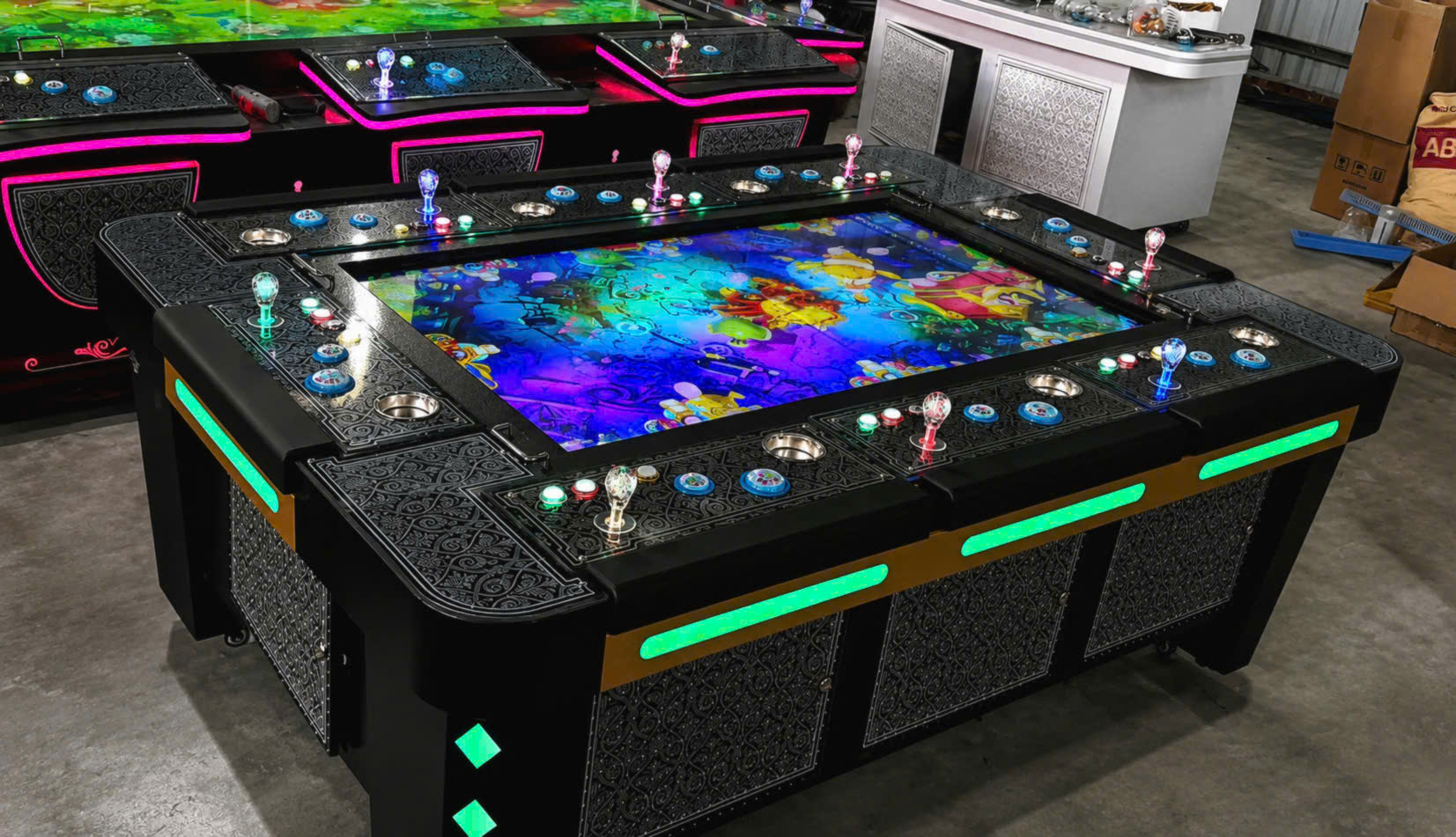 8-player fish shooting arcade machine attracts more customers to game centers