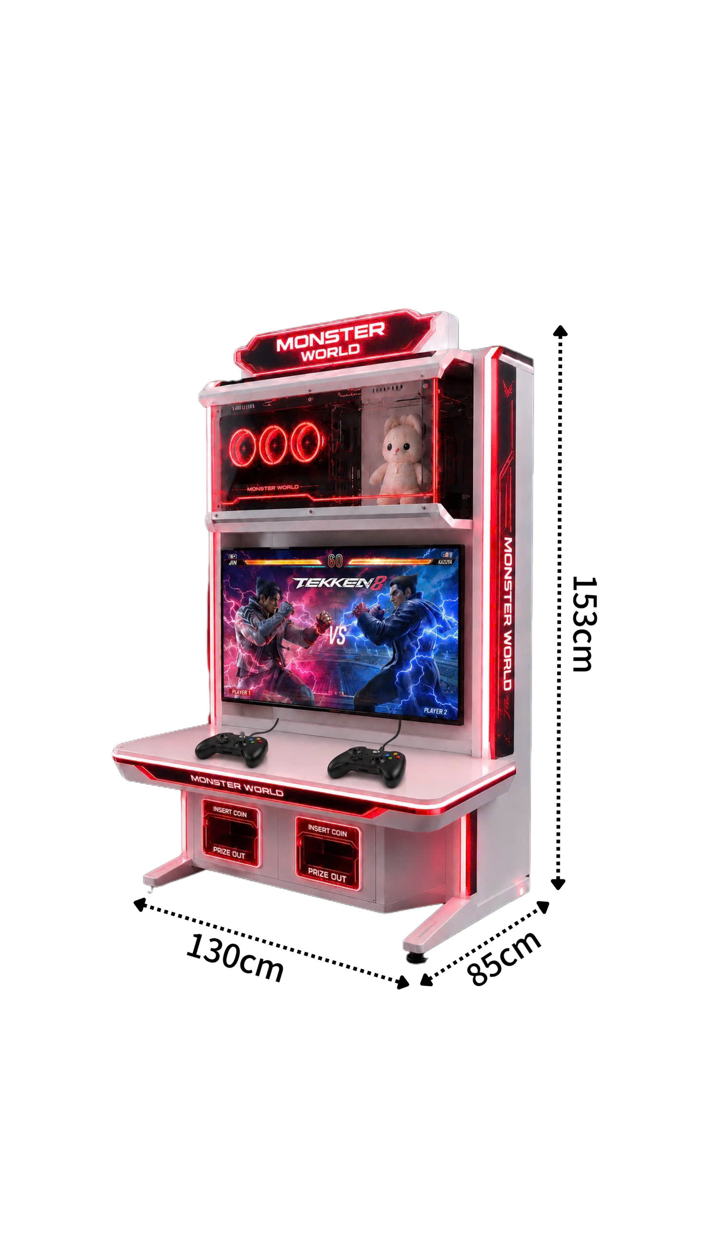 Kích thước máy game tay cầm Monster World
