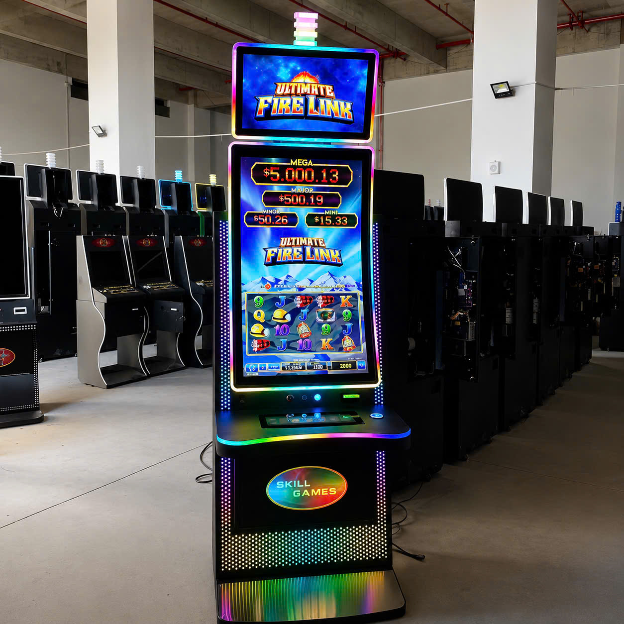 43 inch curved skill game cabinet 09