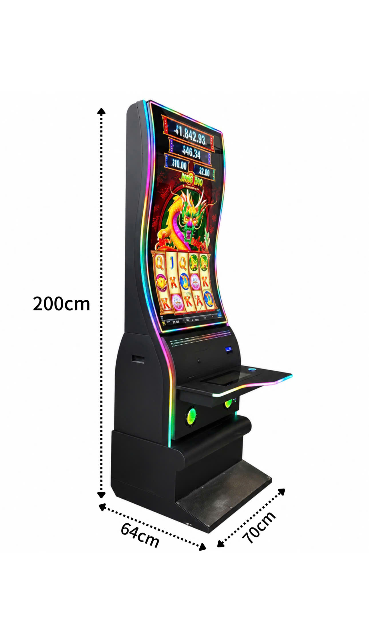 55-Inch Skill Game Machine Dimensions