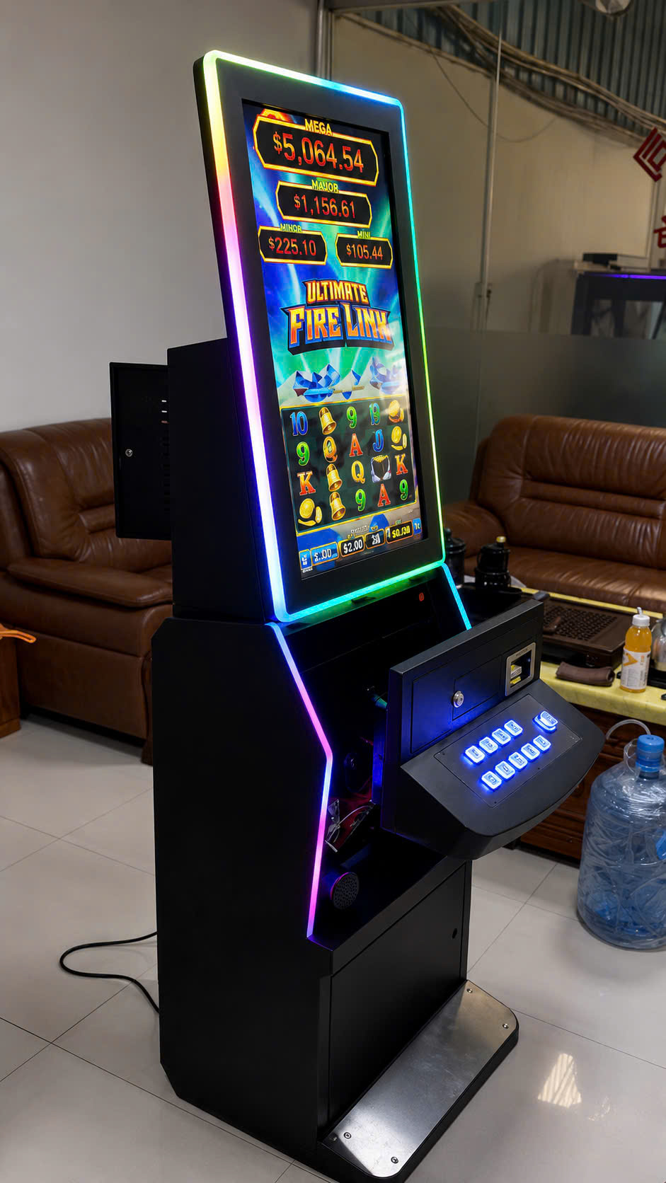 vertical screen game machine