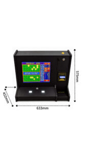 22-inch skill game machine dimensions