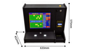 22 inch touchscreen game cabinet